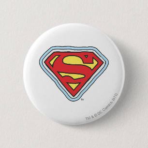 Supergirl Comic Logo Button