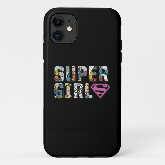 Supergirl-Comic-Logo Case-Mate iPhone Hülle (Rückseite)
