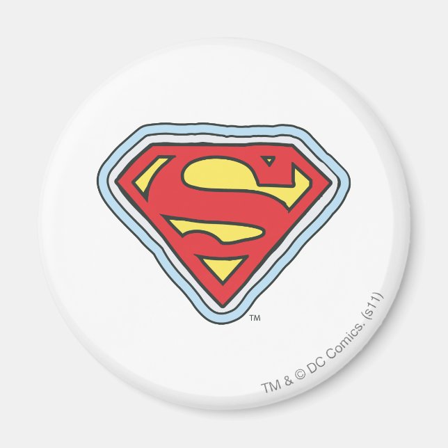 Supergirl Comic Logo Magnet (Vorne)