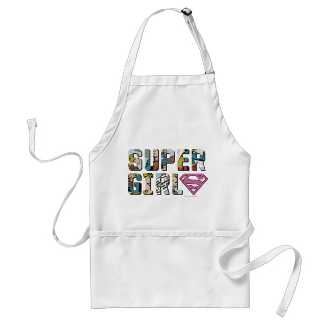 Supergirl-Comic-Logo Schürze (Vorne)