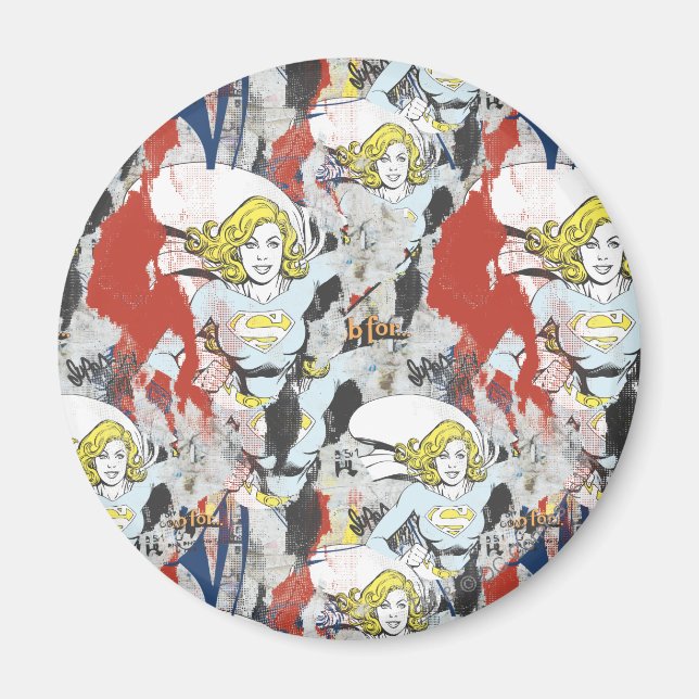Supergirl-Comic Muster 5 Magnet (Vorne)