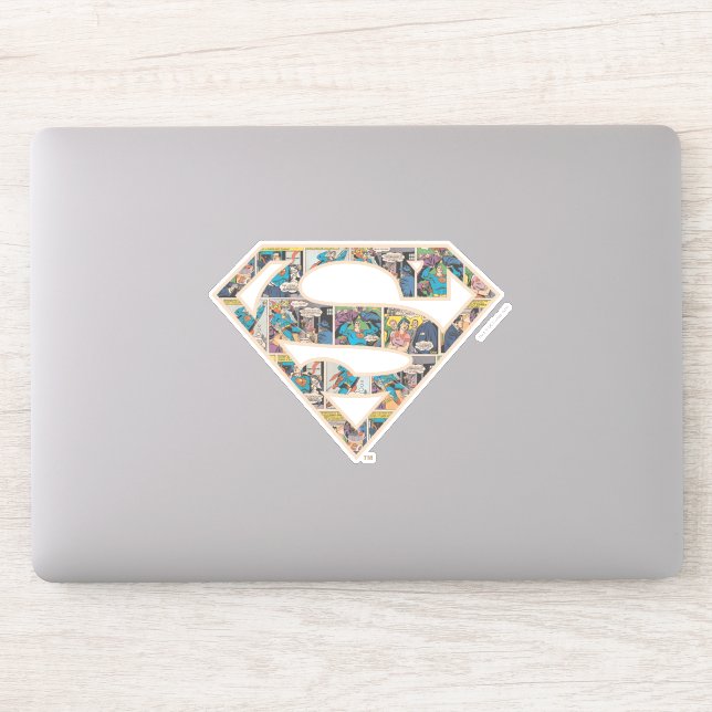 Supergirl Comic Strip Logo Aufkleber (Computer)