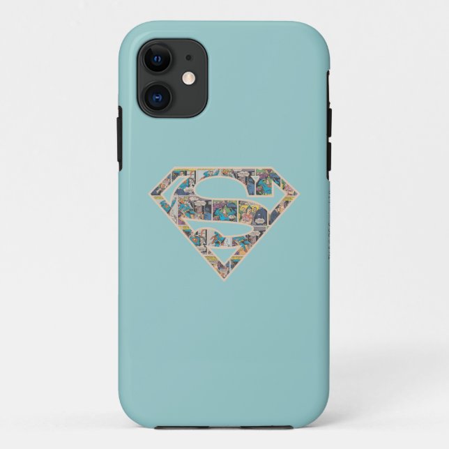 Supergirl Comic Strip Logo Case-Mate iPhone Hülle (Rückseite)