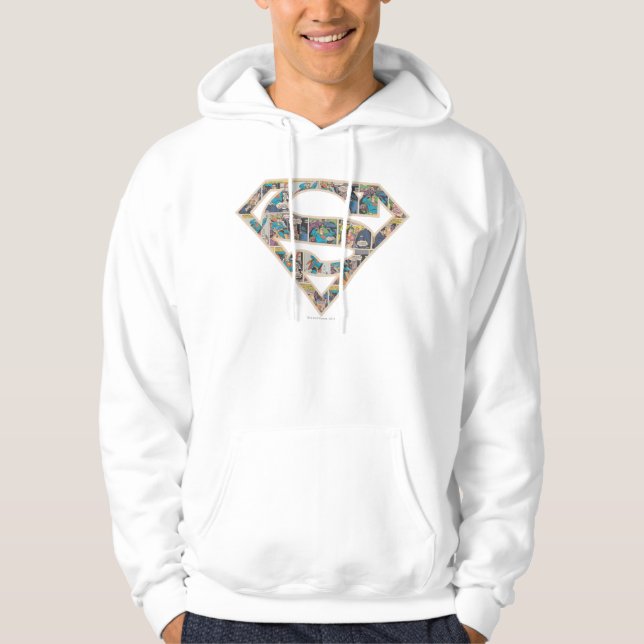 Supergirl Comic Strip Logo Hoodie (Vorderseite)