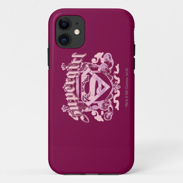 Supergirl Crest Design Case-Mate iPhone Hülle (Rückseite)