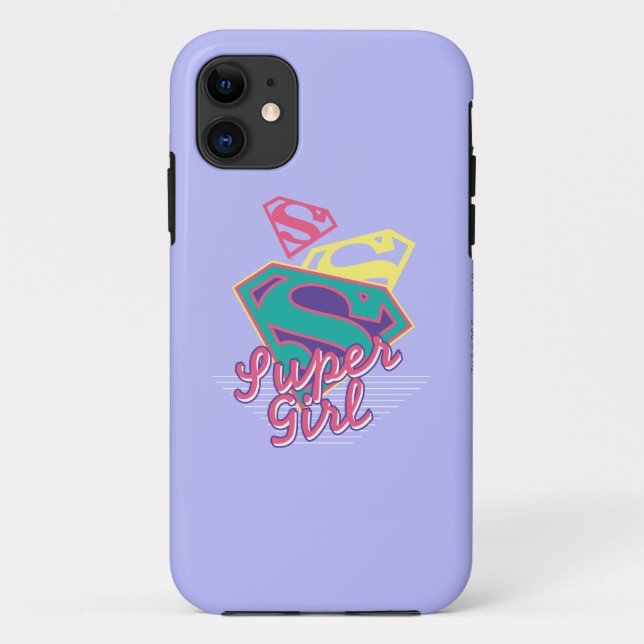 Supergirl Cursive Case-Mate iPhone Hülle (Rückseite)