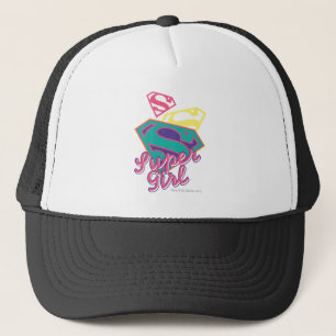 Supergirl Cursive Truckerkappe