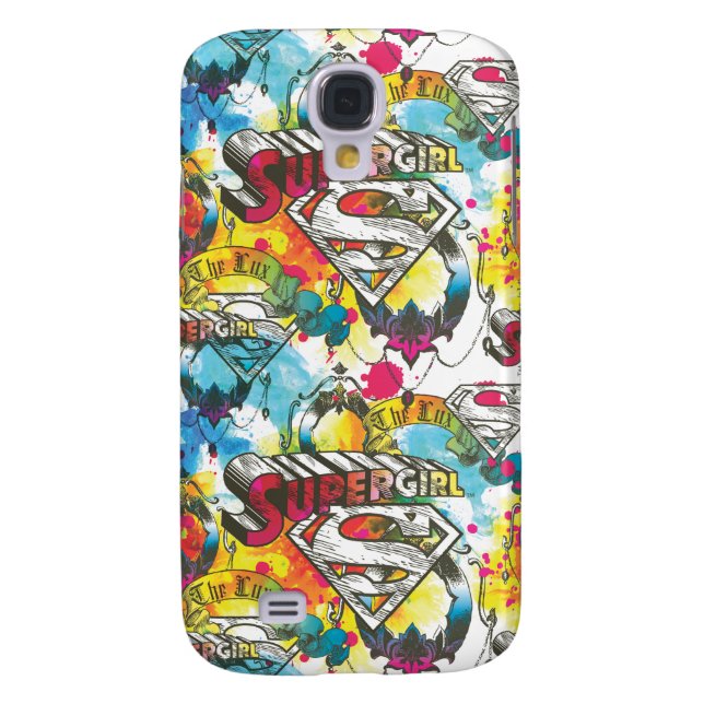 Supergirl Das Lux Muster Case-Mate Samsung Galaxy Hülle (Rückseite)
