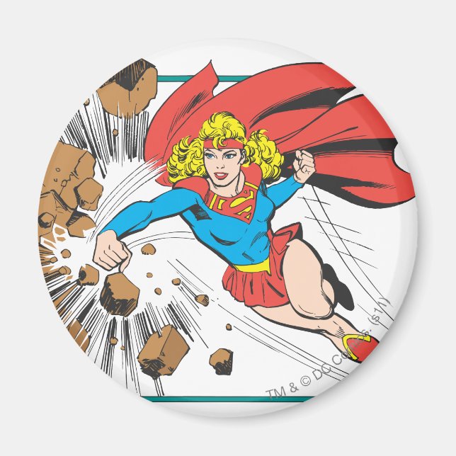 Supergirl Destroys Boulder Magnet (Vorne)