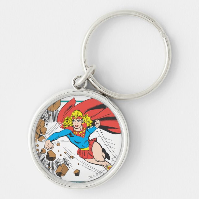 Supergirl Destroys Boulder Schlüsselanhänger (Vorne)