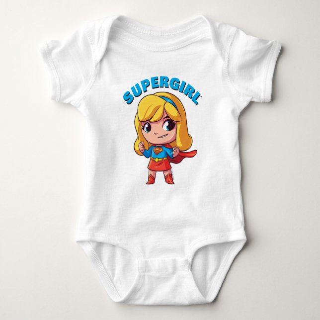 Supergirl "Die Zukunft ist weiblich" Baby Strampler (Vorderseite)