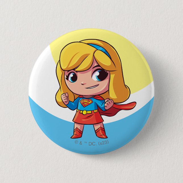 Supergirl "Die Zukunft ist weiblich" Button (Vorderseite)