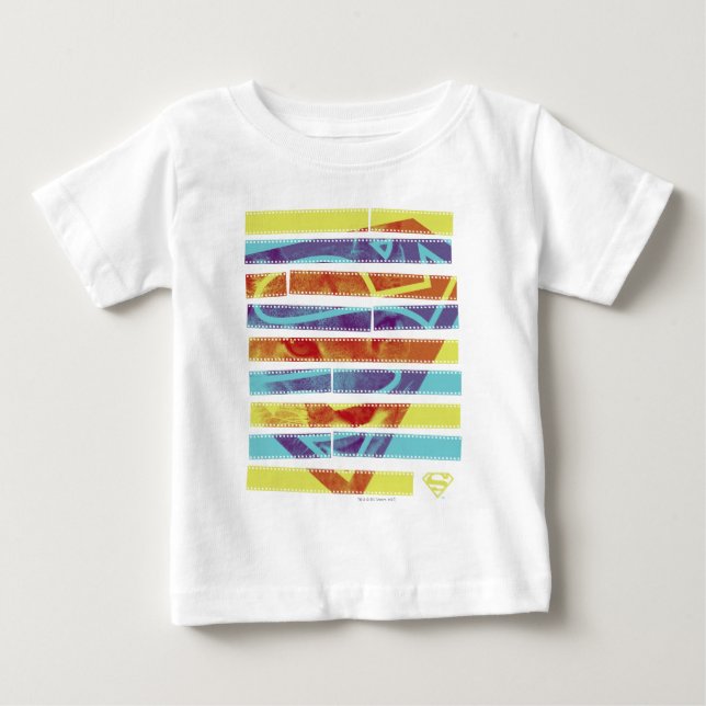 Supergirl Filmstrip Baby T-shirt (Vorderseite)