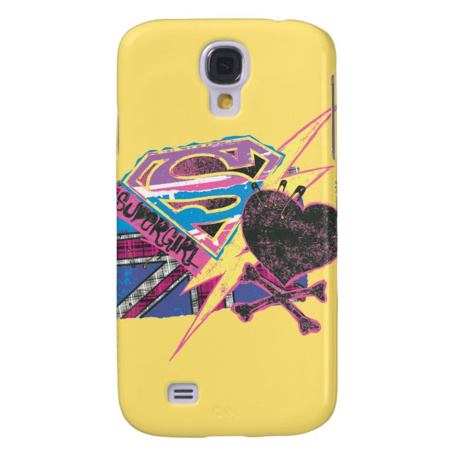 Supergirl Flag und Crossbones Case-Mate Samsung Galaxy Hülle (Rückseite)