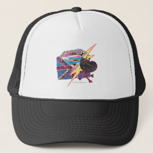Supergirl Flag und Crossbones Truckerkappe