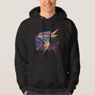 Supergirl Flagge und gekreuzte Knochen Hoodie