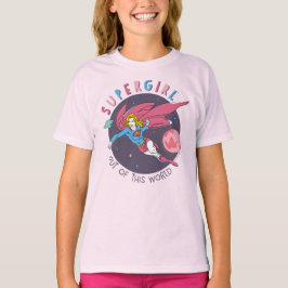 Supergirl Flying Up Illustration T-Shirt