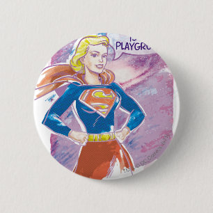 Supergirl Galaxy Button