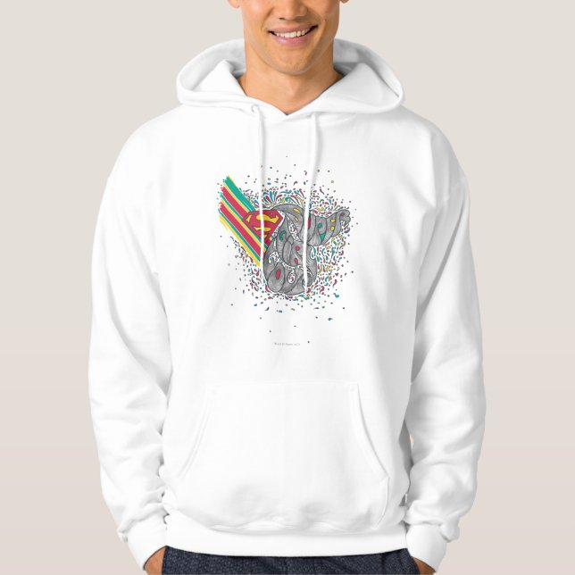Supergirl gelegentliche Welt 2 Hoodie (Vorderseite)