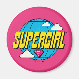 Supergirl Global Pop Grafik Magnet