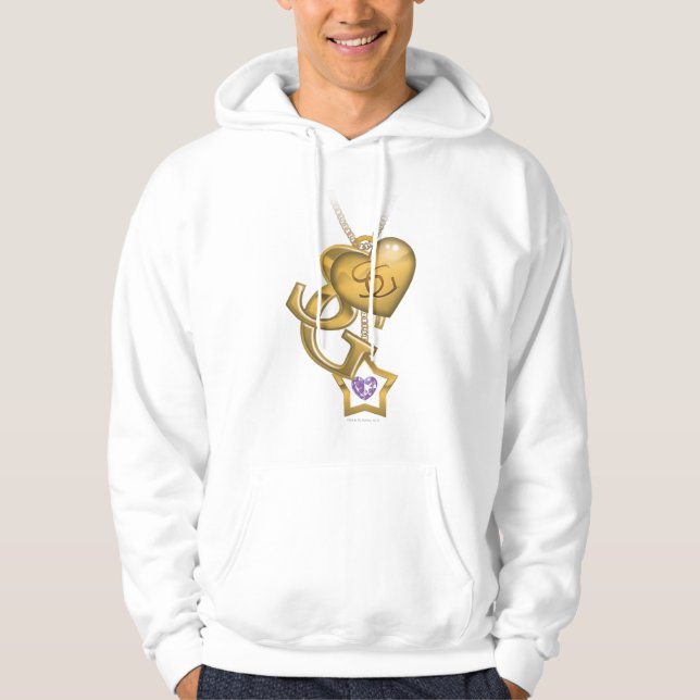 Supergirl Gold Locket Hoodie (Vorderseite)