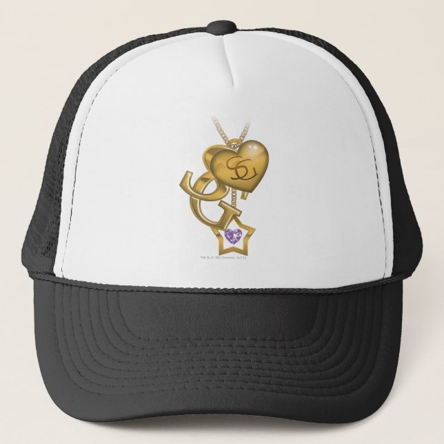 Supergirl Gold Locket Truckerkappe (Vorderseite)