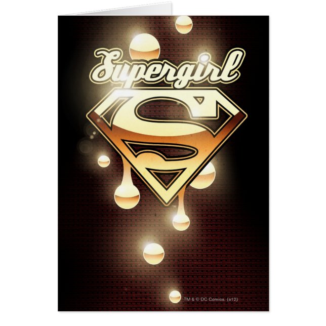 Supergirl Gold Tropfen (Vorne)