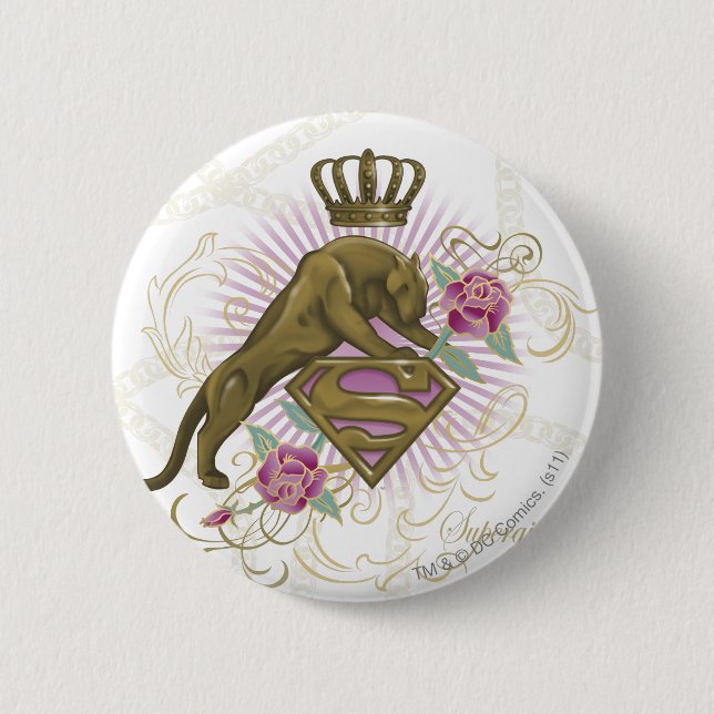 Supergirl Golden Cat 4 Button (Vorderseite)