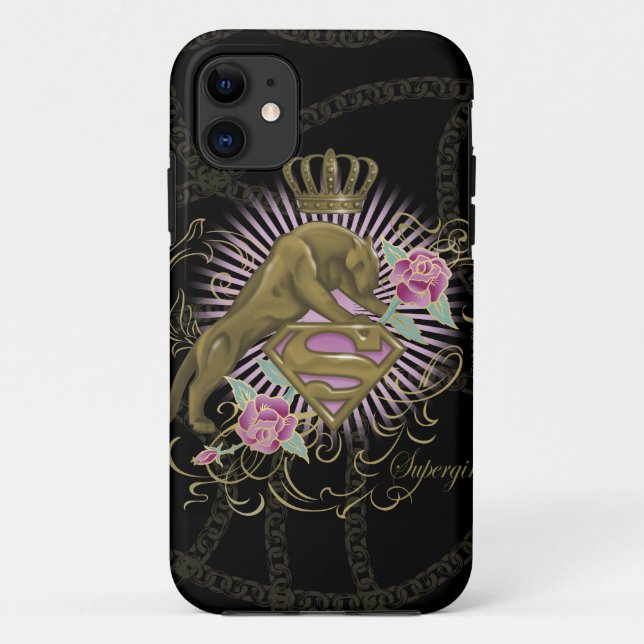 Supergirl Golden Cat 4 Case-Mate iPhone Hülle (Rückseite)