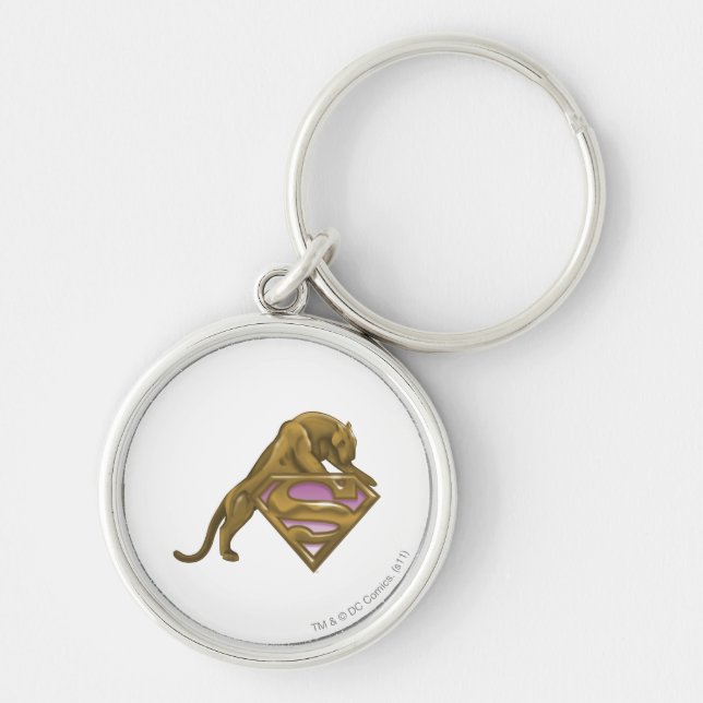 Supergirl Golden Cat Schlüsselanhänger (Vorne)