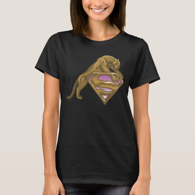 Supergirl Golden Cat T-Shirt (Vorderseite)