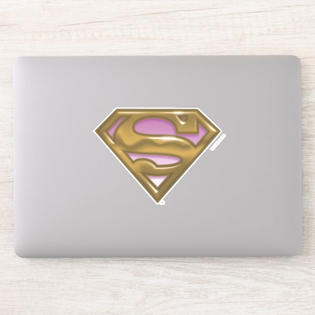 Supergirl Golden Logo Aufkleber (Computer)
