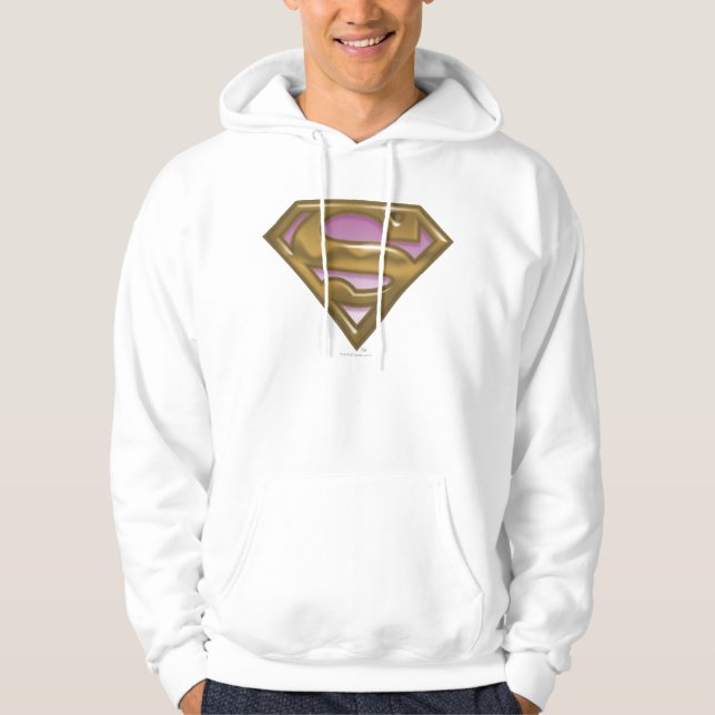 Supergirl Golden Logo Hoodie (Vorderseite)