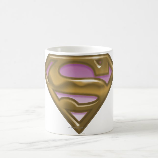 Supergirl Golden Logo Kaffeetasse (Mittel)