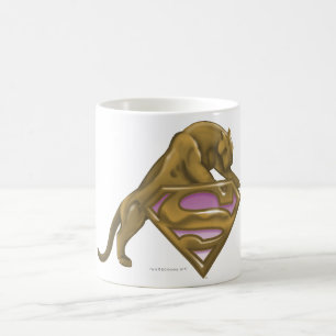 Supergirl goldene Katze Kaffeetasse