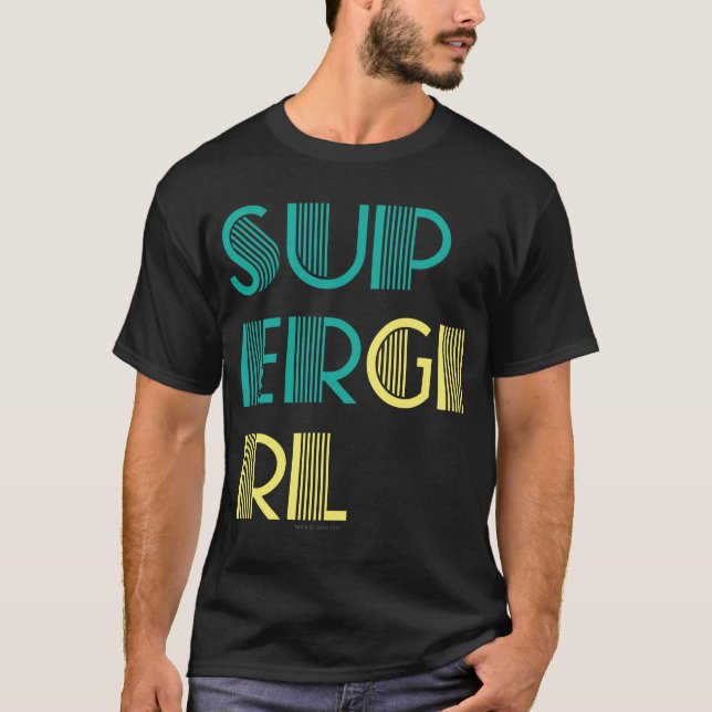 Supergirl Green and Yellow T-Shirt (Vorderseite)