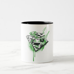 Supergirl Green Spills Zweifarbige Tasse