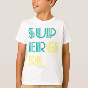 Supergirl Green und Yellow T-Shirt