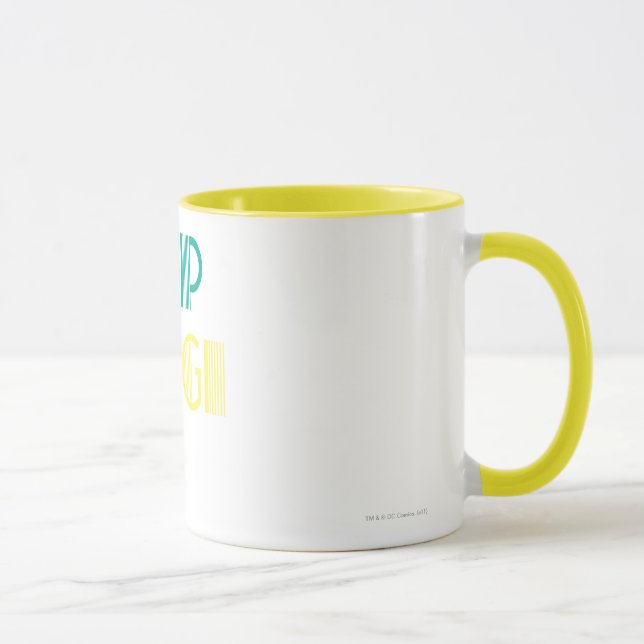Supergirl Green und Yellow Tasse (Rechts)
