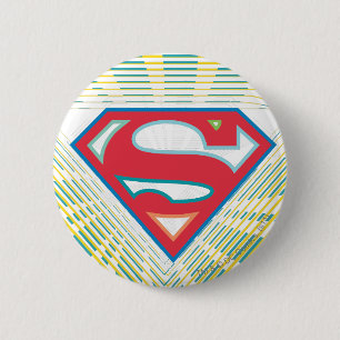 Supergirl Groovy Logo Button