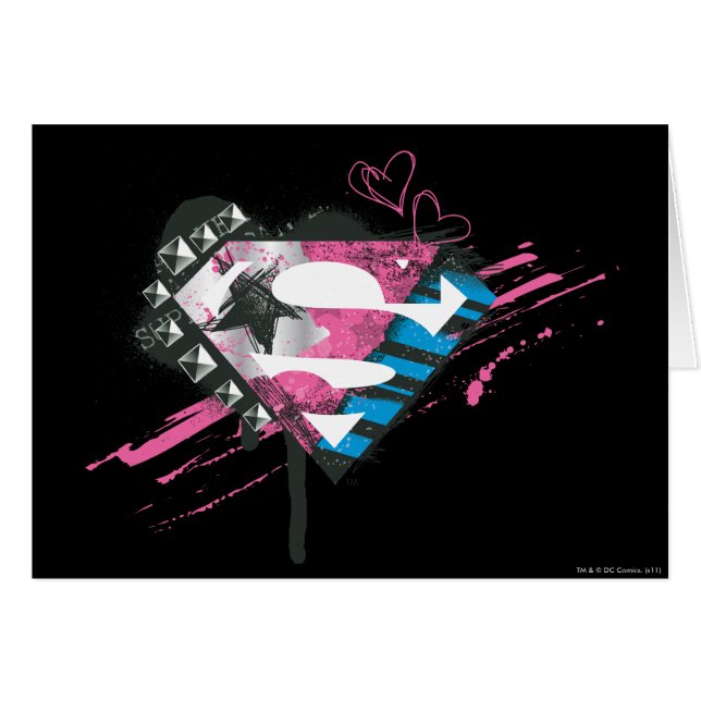Supergirl Hearts Logo (Vorderseite (Horizontal))