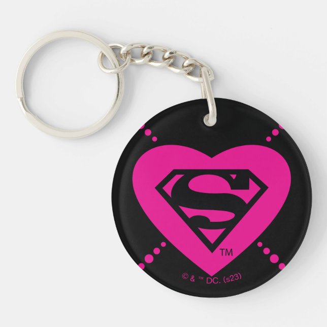 Supergirl Hearts Motif diagonal (Devant)