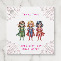 Supergirl Heroes Geburtstagsparty für Mädchen Dank