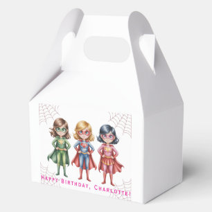 Supergirl Heroes Geburtstagsparty für Mädchen Geschenkschachtel