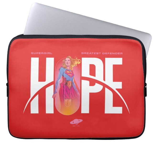 Supergirl Hoffnung Laptopschutzhülle (Vorderseite)