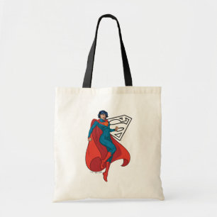 Supergirl Hovering in Blue Anzug Tragetasche