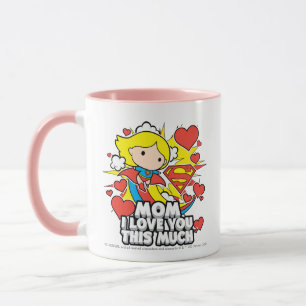 Supergirl I Love You This Much Tasse