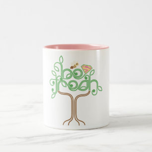 Supergirl ist frisch zweifarbige tasse
