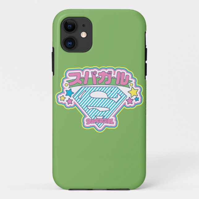 Supergirl J-Pop 12 Case-Mate iPhone Hülle (Rückseite)