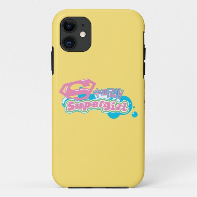 Supergirl J-Pop 3 Case-Mate iPhone Hülle (Rückseite)